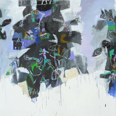 TRIUMPHAL GATE, 2011, acrylic/canvas, 150x177cm