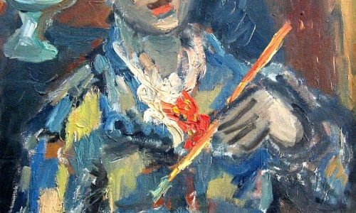 SELF-PORTRAIT, 1933, oil/canvas, 81x65cm, Milan Konjović Gallery, Sombor