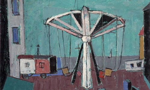 CAROUSEL, 1955, oil/canvas, 67x93cm