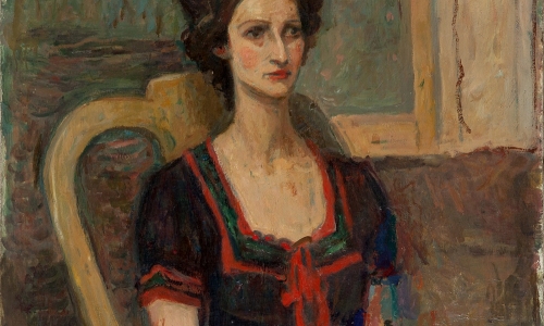 LADY LAWER, oil on canvas, 73x60cm, private collection