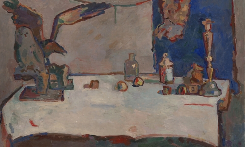 BIG STILL-LIFE, 1959, oil on canvas, 130x196cm, private collection