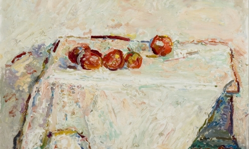 STILL-LIFE ON THE TABLE, 1979, oil on canvas, 93x72cm, private collection