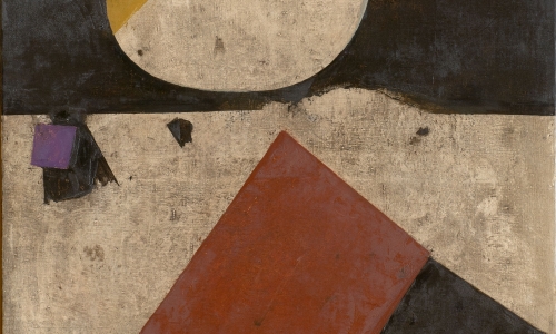 BLACK MOON II, 1966, oil on canvas, 130x110cm