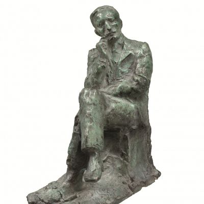 BRANISLAV NUŠIĆ, 1989, bronza, 34cm