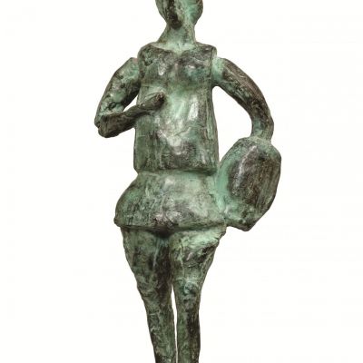 RATNIK, 1974, bronza, 37,5cm