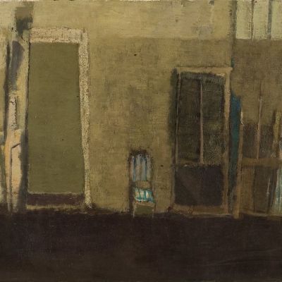PARISKI ATELJE, 1939, ulje/platno, 45x73cm