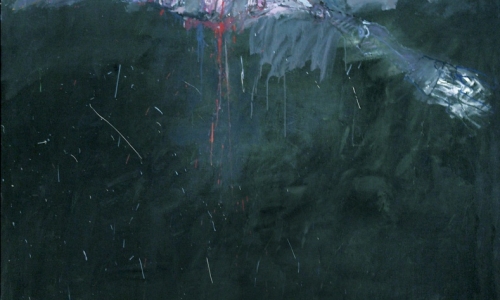 OČEVIDAC, 1995, akrilik na platnu, 200x150cm