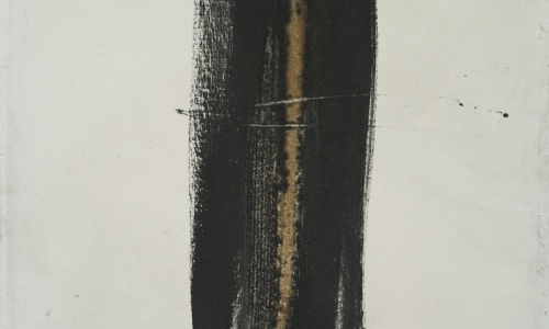 SLIKA 7. I ’63, 1963, ulje i pesak / platno, 50x61cm