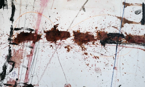 SLIKA 11. V ’71, 1971, ulje / papir kaširan na platno, 170x160cm
