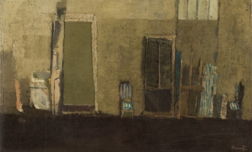 PARISKI ATELJE, 1939, ulje/platno, 45x73cm
