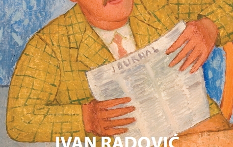 Saša Pančić, poster design for the exhibition of artworks by Ivan Radović, 2012