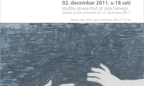 Milena Vučković, poster design for the exhibition of artworks by Ivana Tabakovića, 2011.