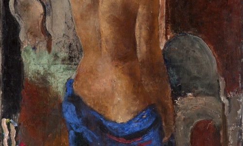NUDE FROM THE BACK, 1924, oil on canvas, 65x46cm, private collection