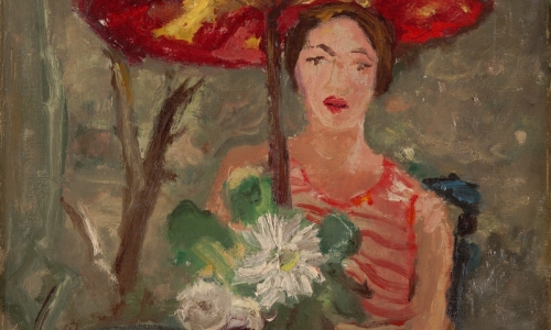 MISS CLAUDE, 1927-1928, oil on canvas, 65x54cm, private collection