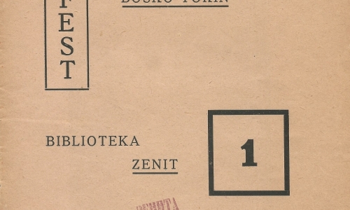 LJ. Micić, I. Goll, B. Tokin, The zenitist manifesto, Edition Zenit br. 1, Zagreb, 1921