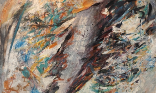 UNTITLED, 1962, oil on canvas, 270x200cm