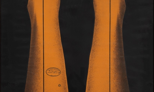 OVO JE DELO OD PROVERENE UMETNIČKE VREDNOSTI, izložbeni plakat (1981), autorski pečat, 98 x 68 cm