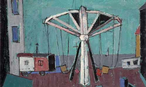 RINGIŠPIL, 1955, ulje na platnu, 67 × 93 cm