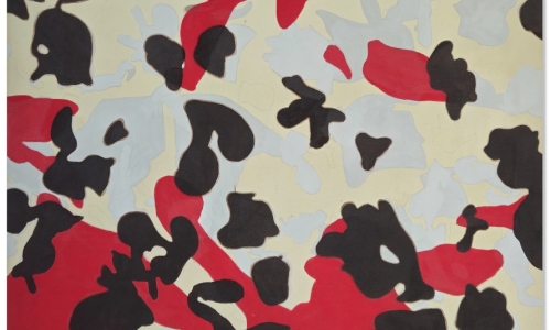 IMPULSION No 3, 1988, acrylic on canvas, 130 x 97 cm